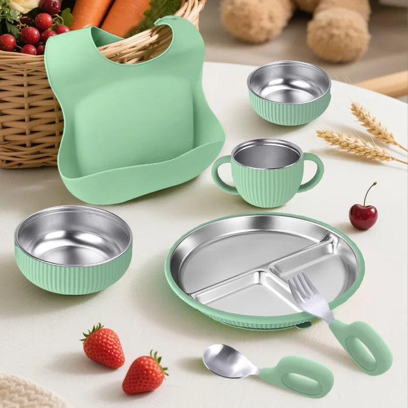 Stanlees-steel tableware for growing babies