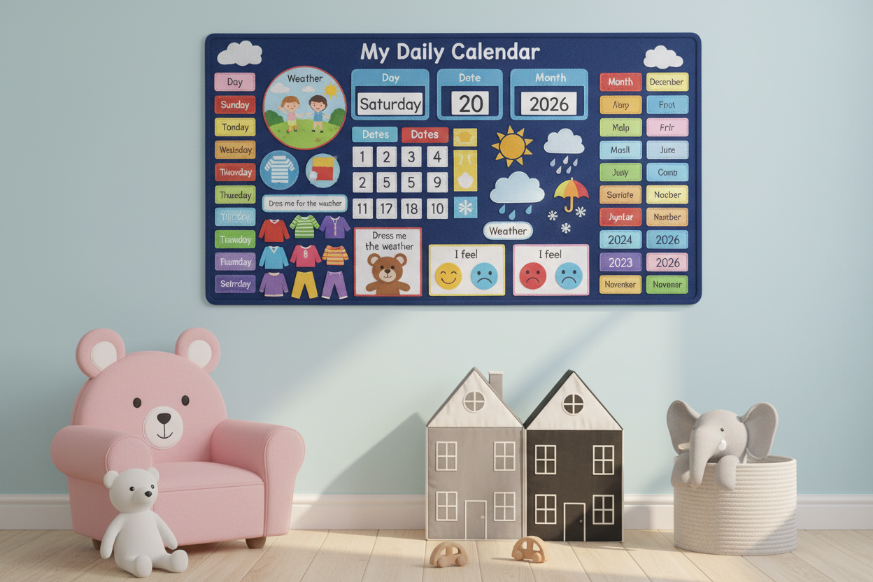 Child doing screen-free Montessori activities the week before school starts