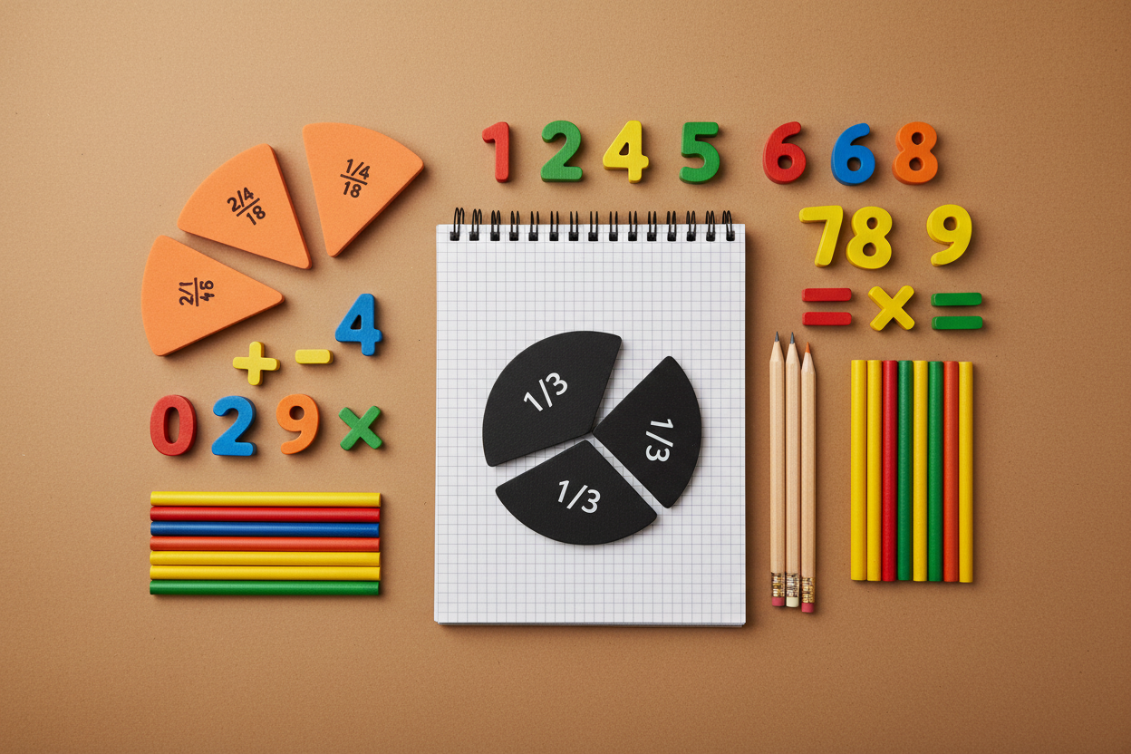 Montessori math pieces