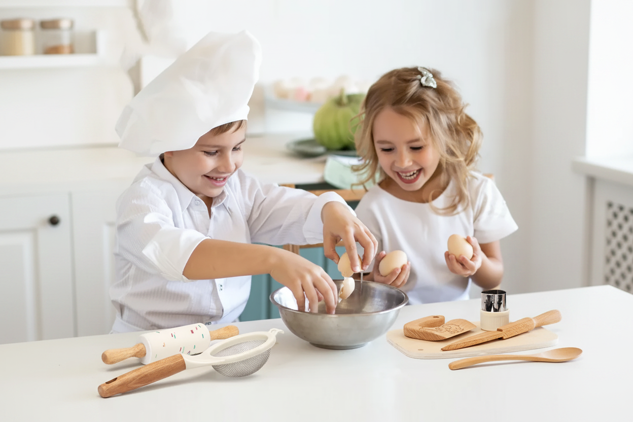 Child following a Montessori morning routine independently at home