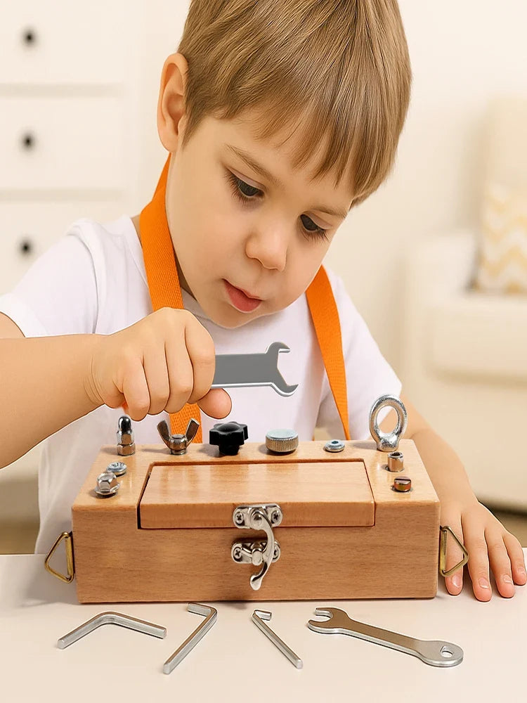 Wooden Screwdriver Board Set – Montessori Tool Toy