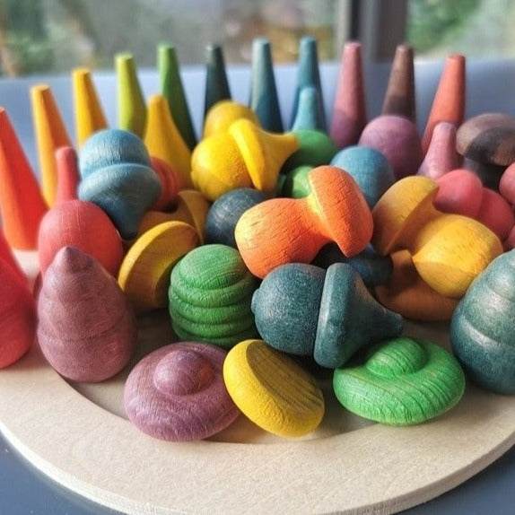 12pcs Sets Mandala Loose Parts - Oliver & Company Montessori Toys