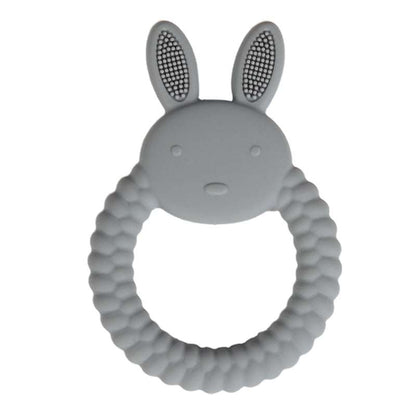 1pc Baby Rabbit Silicone Teether - Oliver & Company Montessori Toys
