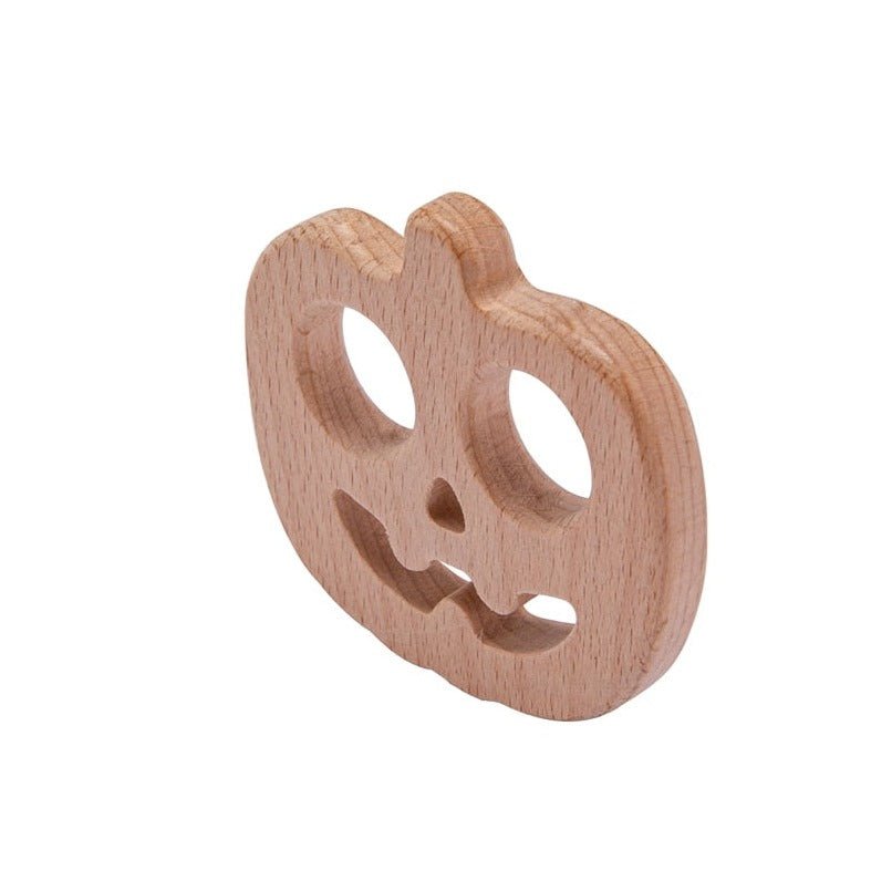 5Pcs Montessori Halloween Wooden Baby Teethers - Oliver & Company Montessori Toys