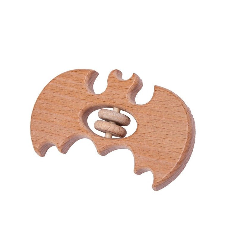 5Pcs Montessori Halloween Wooden Baby Teethers - Oliver & Company Montessori Toys