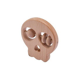 5Pcs Montessori Halloween Wooden Baby Teethers - Oliver & Company Montessori Toys