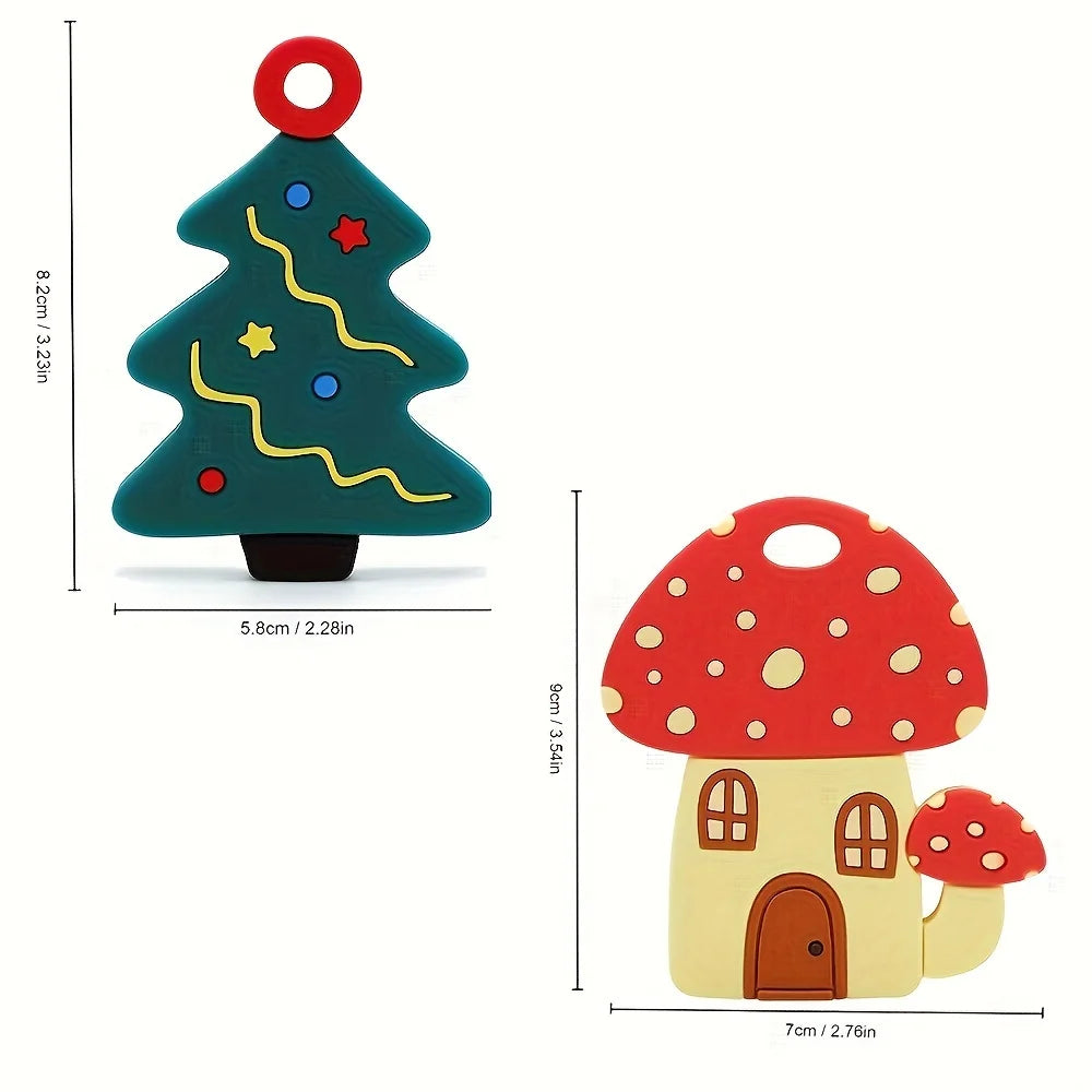 Christmas Silicone Teethers