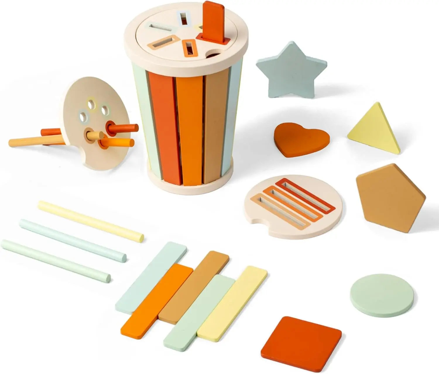 Montessori Color Sorting Bucket Set | Oliver Montessori Toys