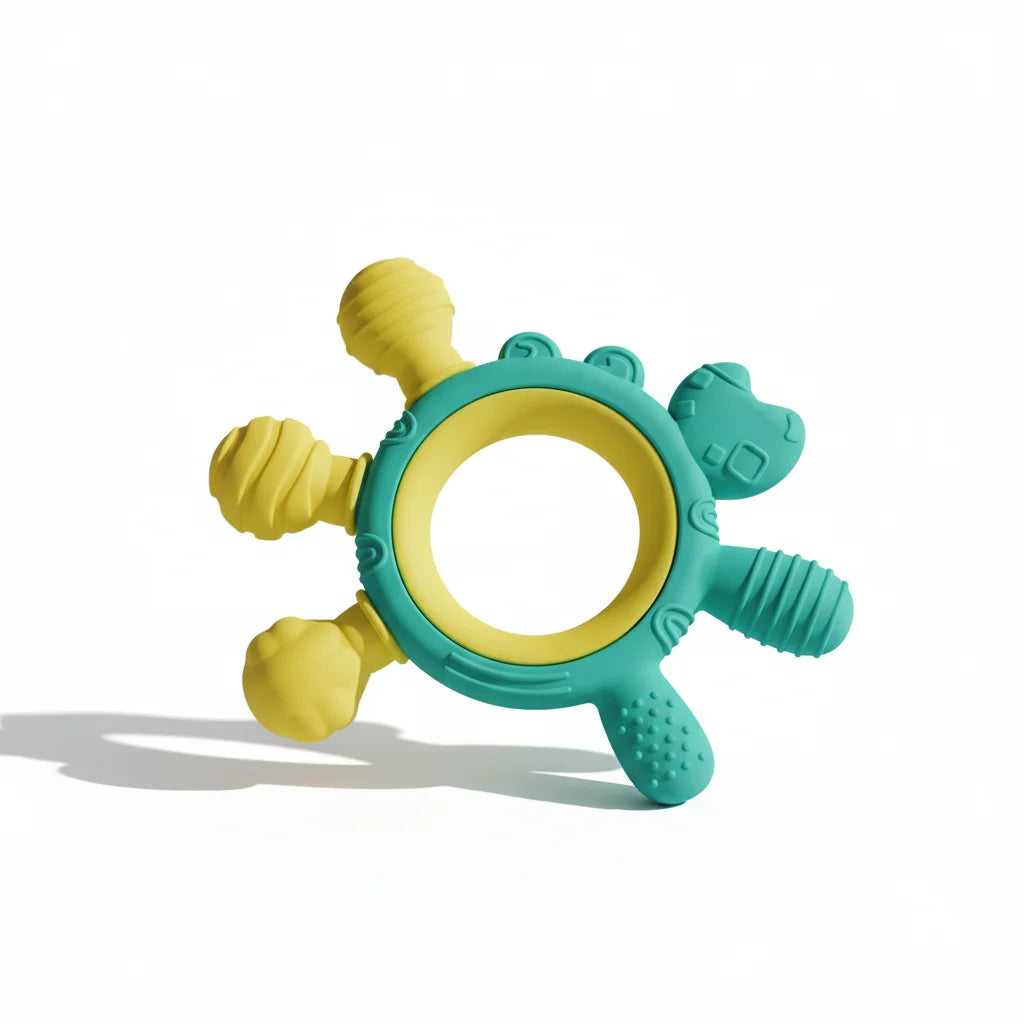 Silicone Crab Ring Teether