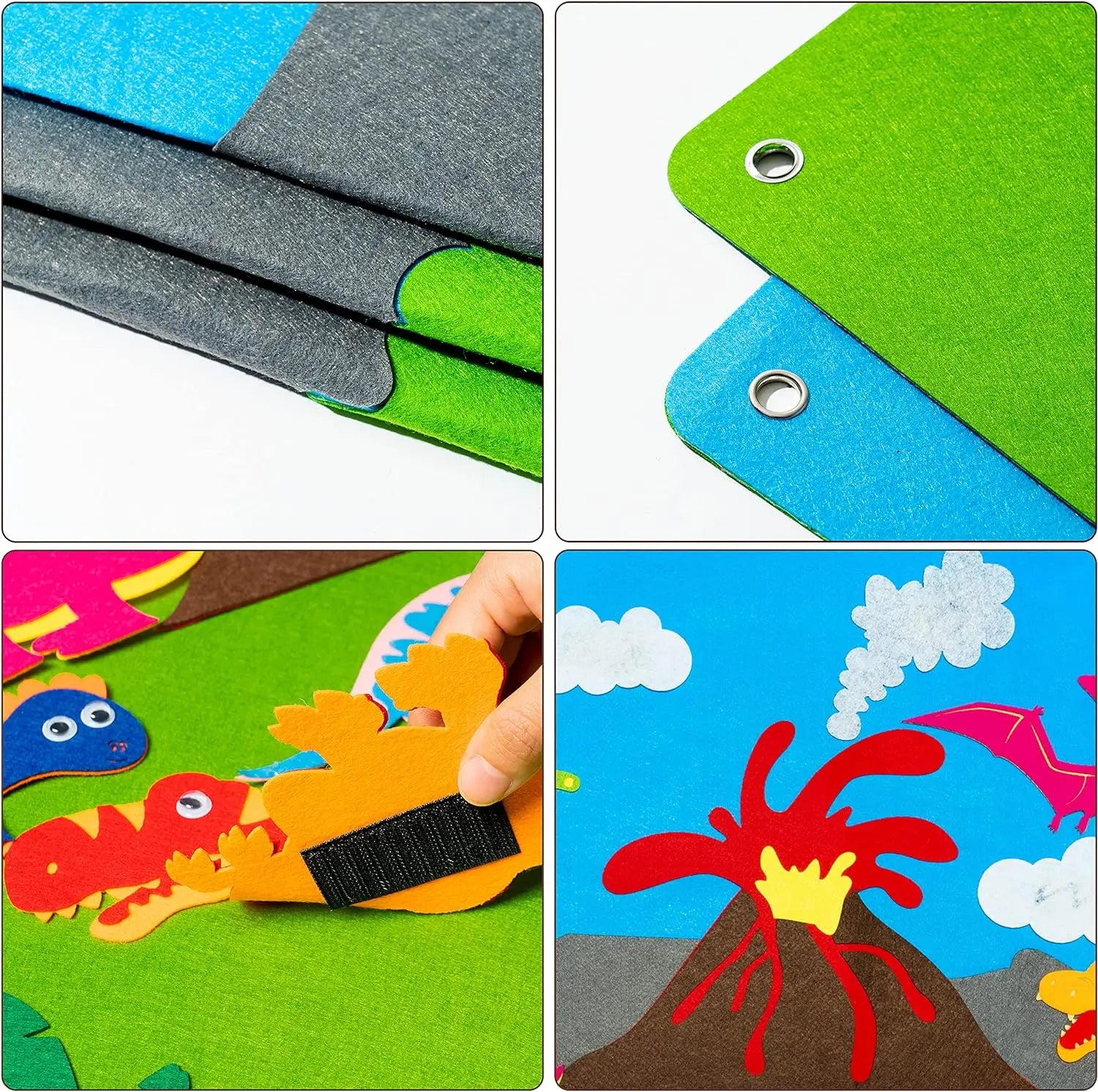 Felt Board Story Set for Kids – Montessori Themes – Oliver & Company