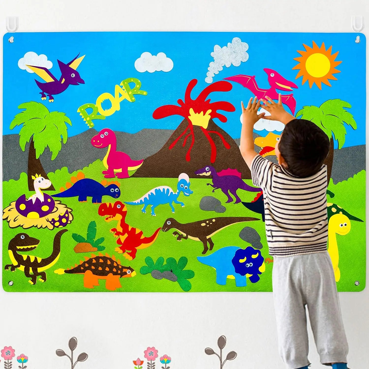 Felt Board Story Set for Kids – Montessori Themes – Oliver & Company