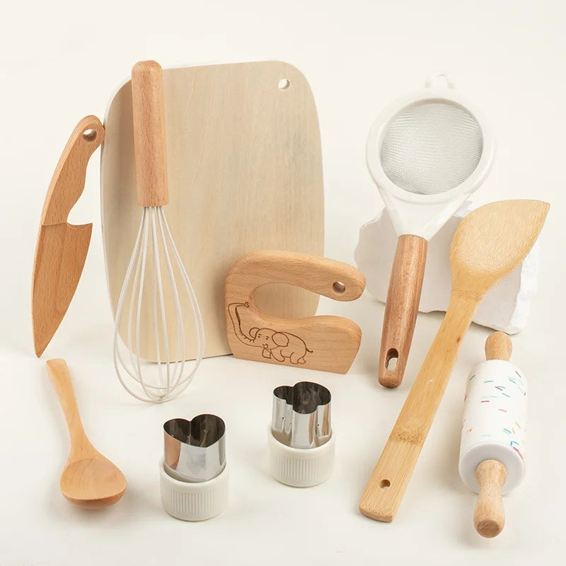 Real Kids Kitchen & Baking Set | Montessori Cooking Tools