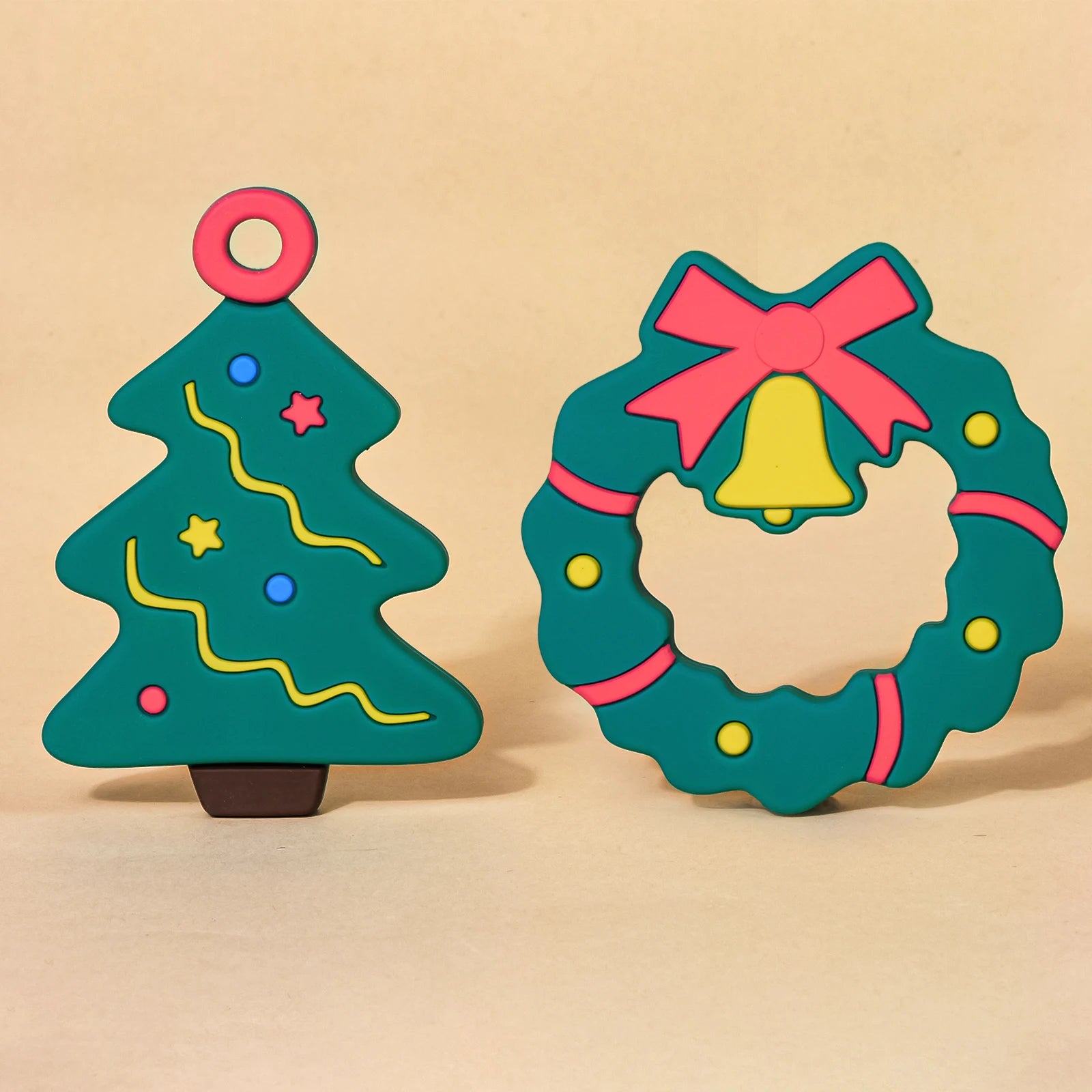 Christmas Silicone Teethers