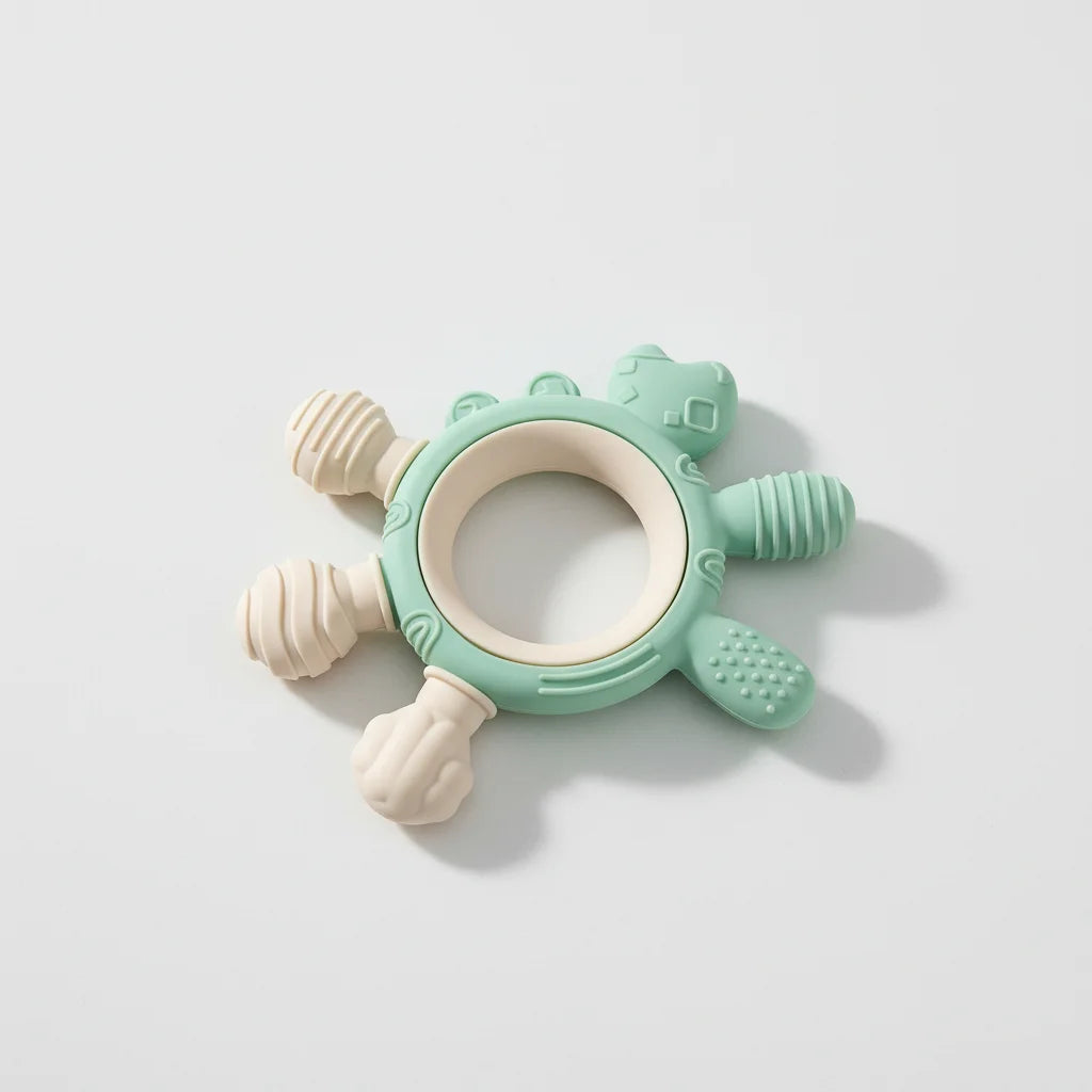 Silicone Crab Ring Teether