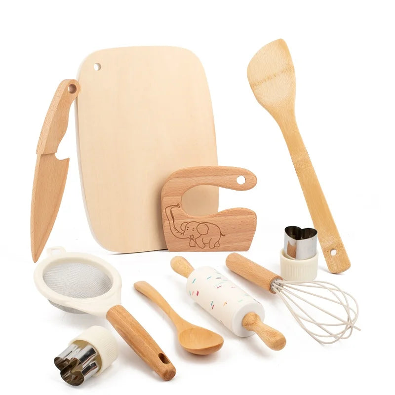 Real Kids Kitchen & Baking Set | Montessori Cooking Tools