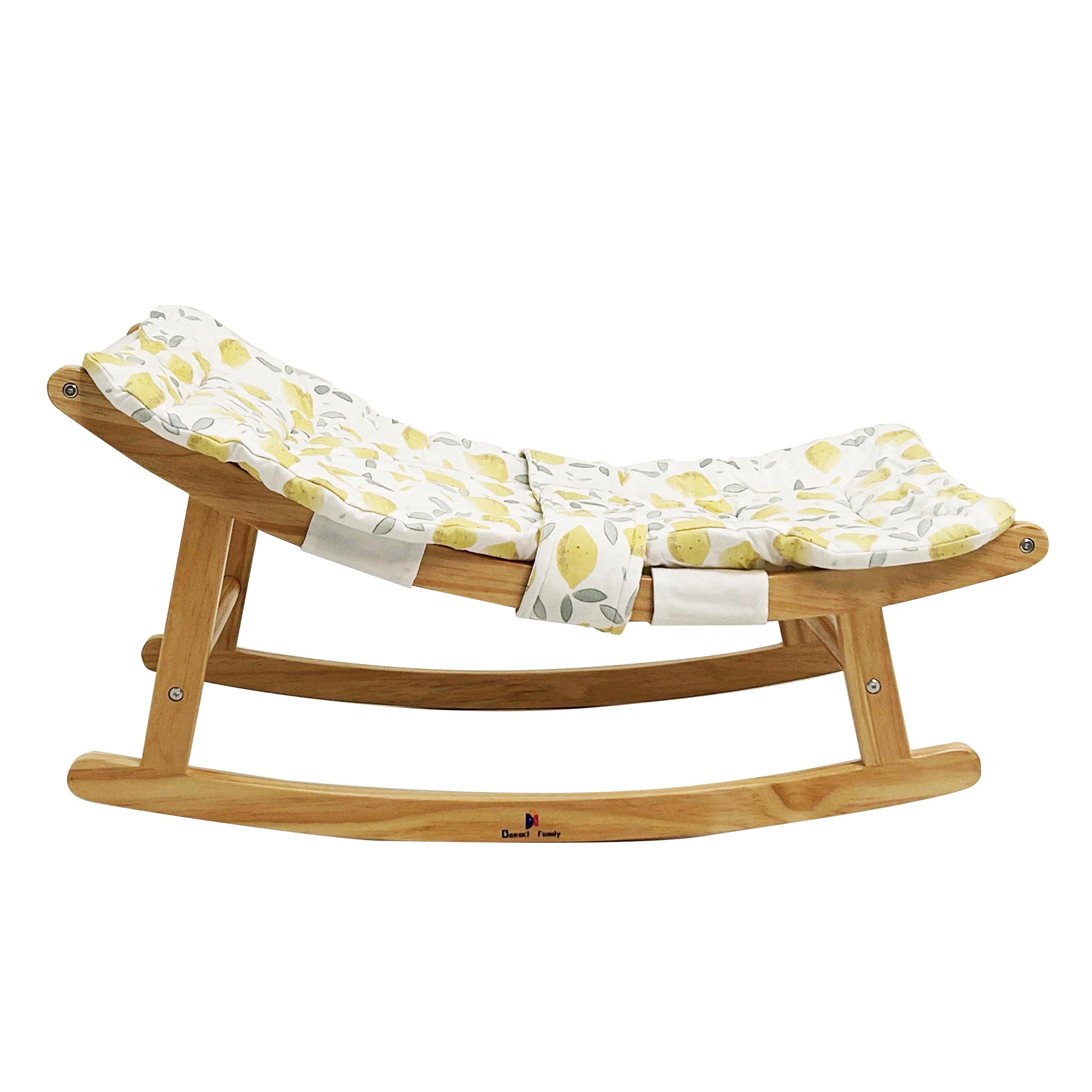 wooden baby rocker