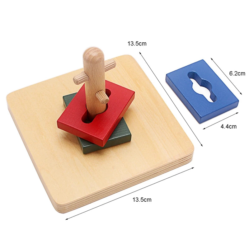 Twist and sort base 13.5cm square with 8.2 x 4.4cm rectangles
