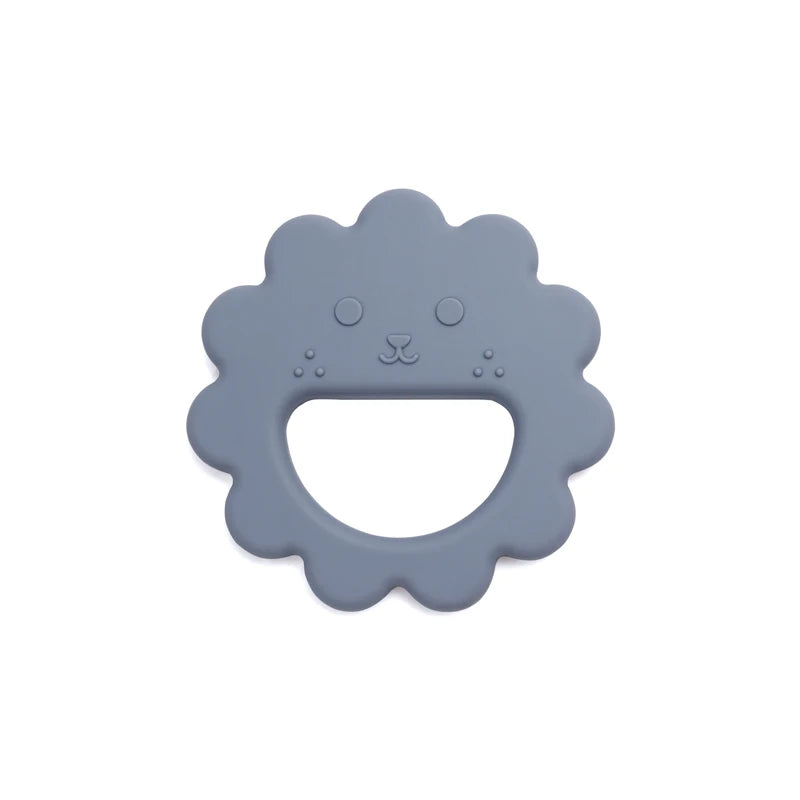 Tradewinds blue sunflower face silicone teether
