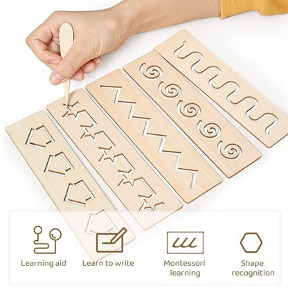 Montessori Early Education Writing & Tracing Boards