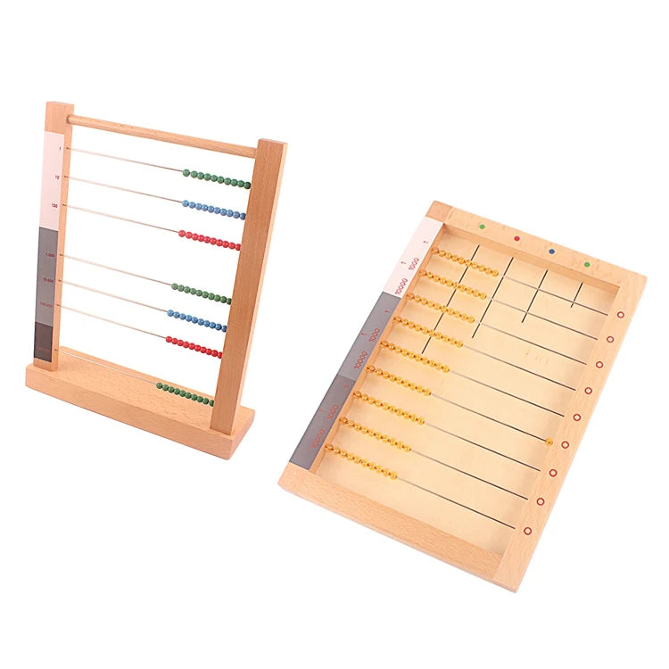 Large bead frame with flat bead frame
