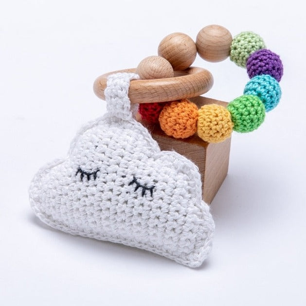 Baby Crochet Cloud Rattles