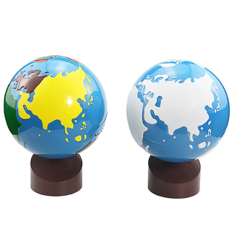 Montessori Continent Globe Geography Toy