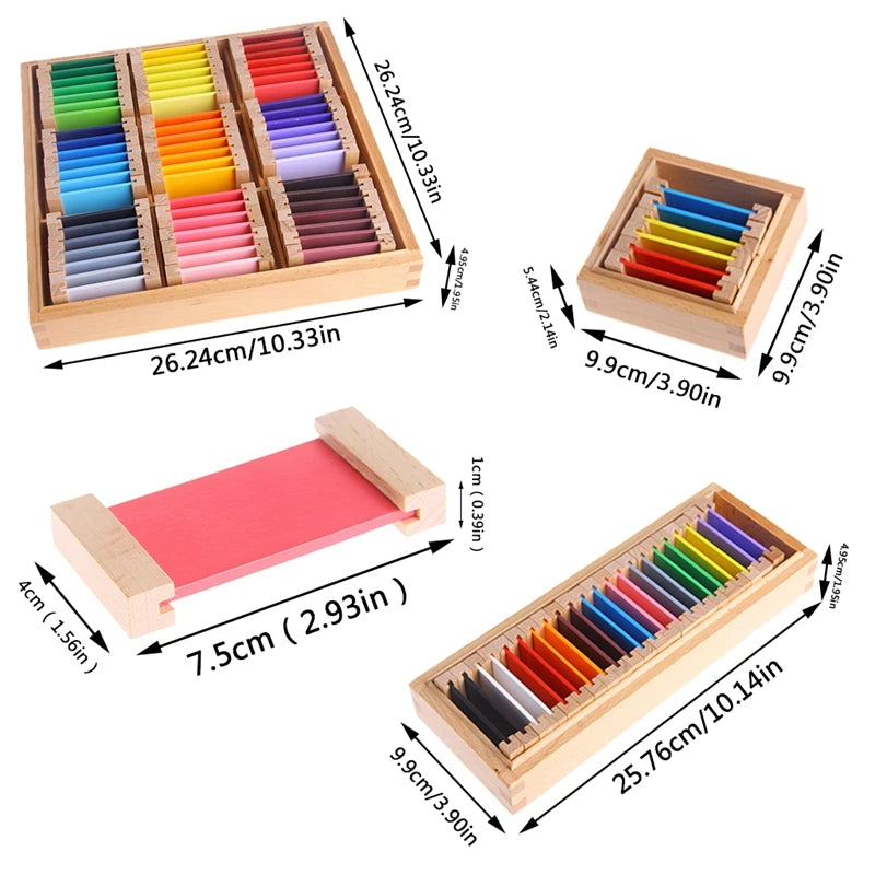 Montessori Sensorial Color Tablet Box