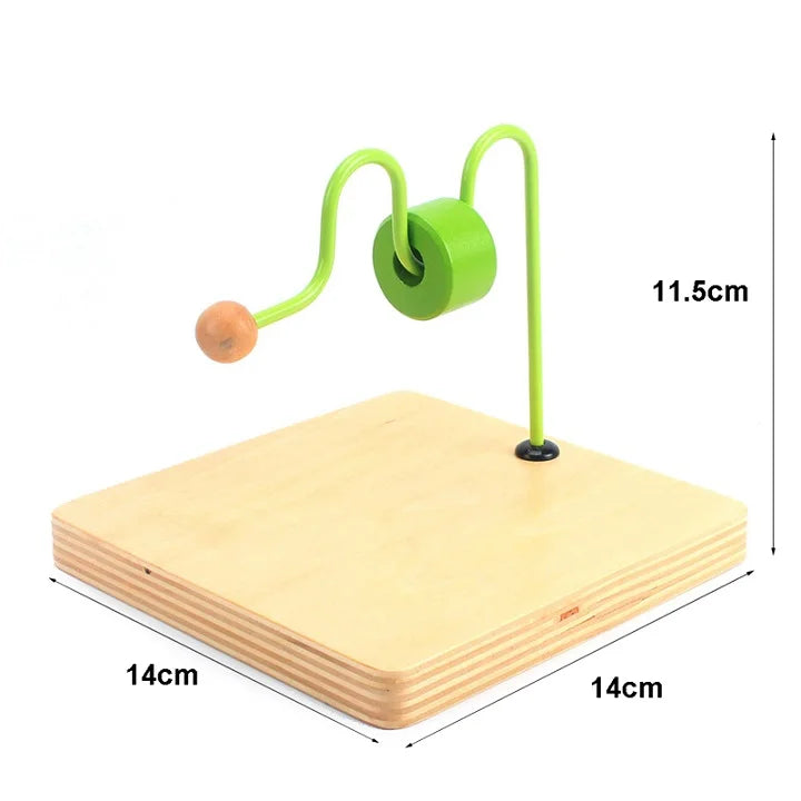Disc on curved wire activity
