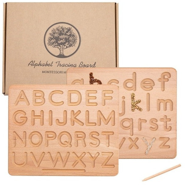 Montessori Wooden Alphabet and Number Boards