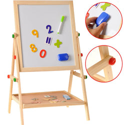 Wooden Double Sided Adjustable Easel | Oliver Montessori Toys