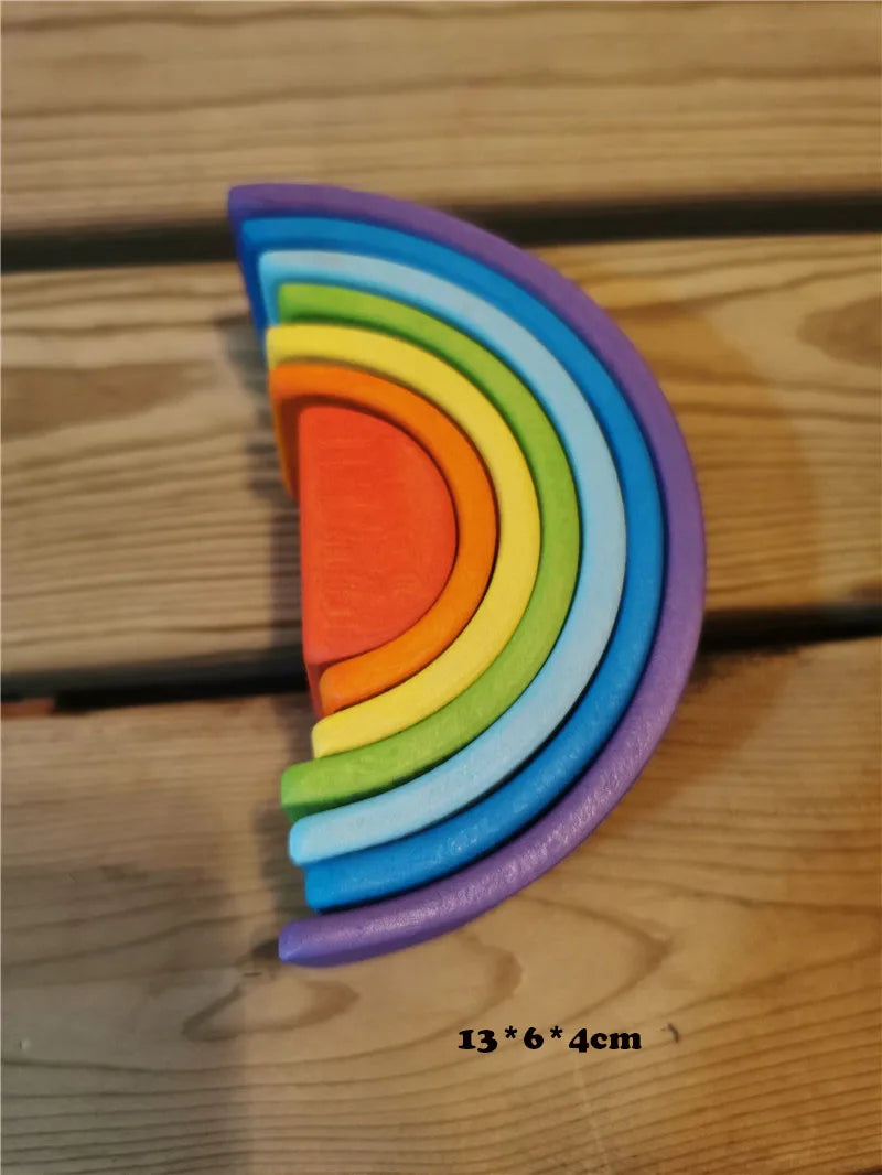 Wooden Elemental Stacking Toys