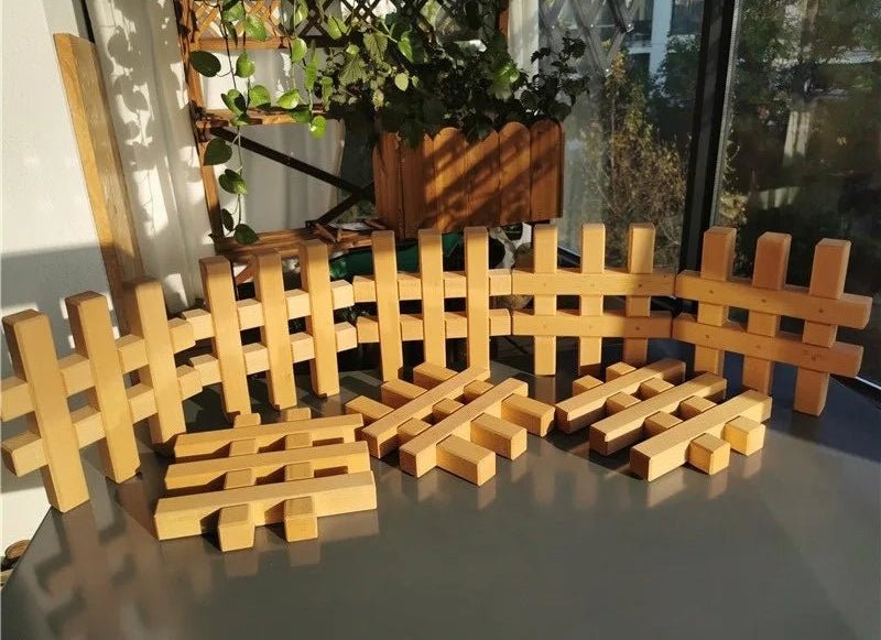 Montessori Basswood Lattice Building Blocks | Oliver & Company Montessori Toys