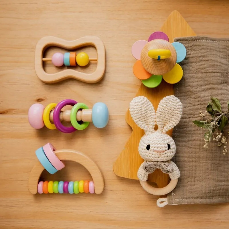 Baby Animal Rattle Gift Sets | Oliver & Company Montessori Toys