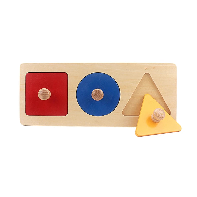 Montessori Geometric Inset Boards | Oliver Montessori Toys