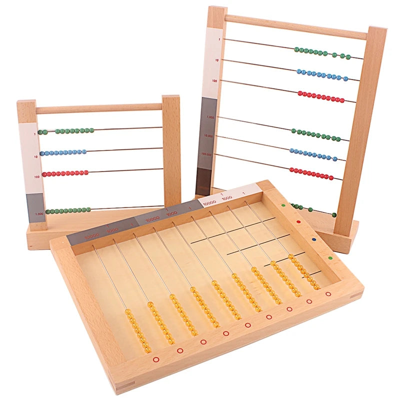 Small and large bead frames with the flat bead frame