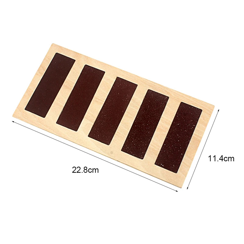 Montessori Rough and Smooth Touch Board Sensorial Toy for Toddlers
