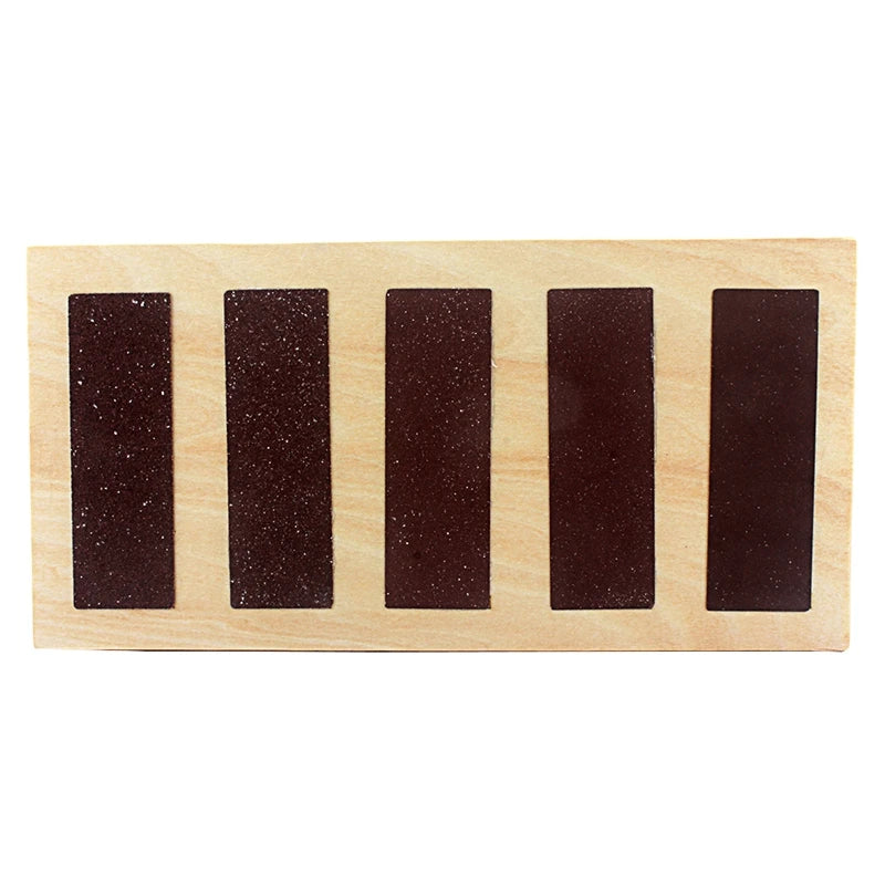 Montessori Rough and Smooth Touch Board Sensorial Toy for Toddlers