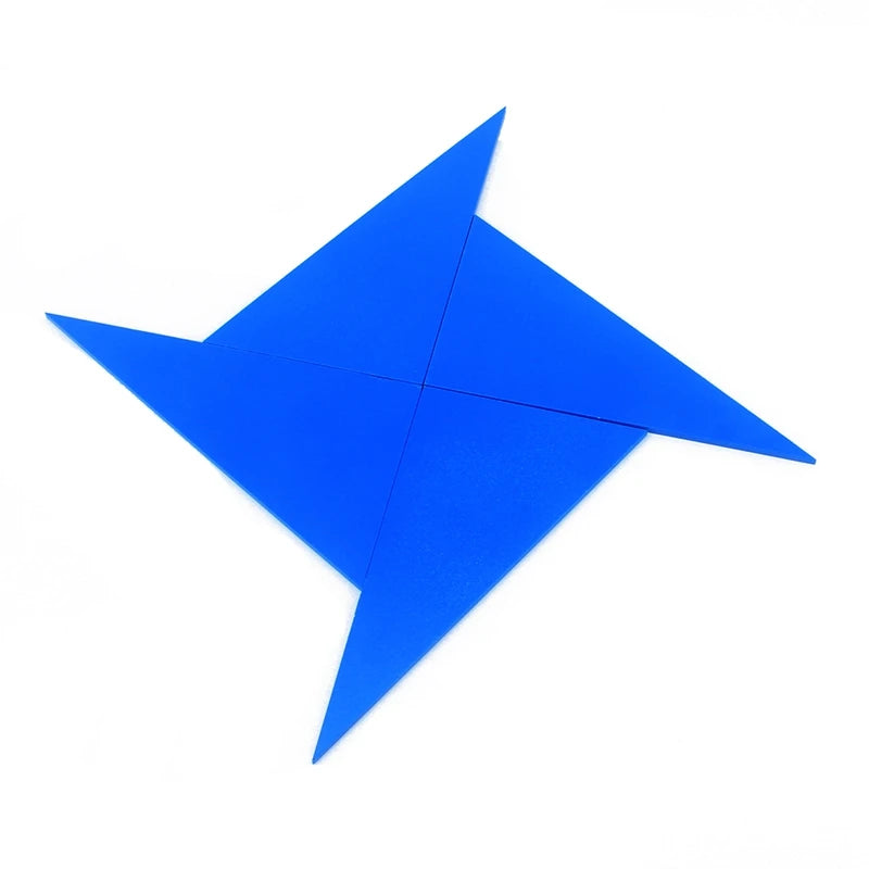 Montessori Blue Constructive Triangles Sensorial Geometry Toy