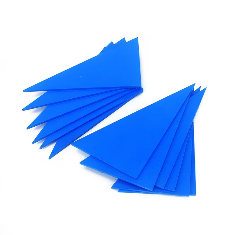 Montessori Blue Constructive Triangles Sensorial Geometry Toy
