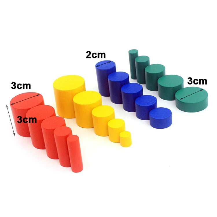 Knobless cylinders in four colors with sizes