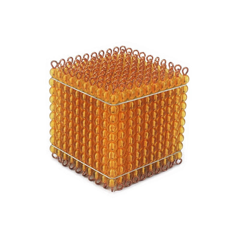 Montessori golden bead thousand cube