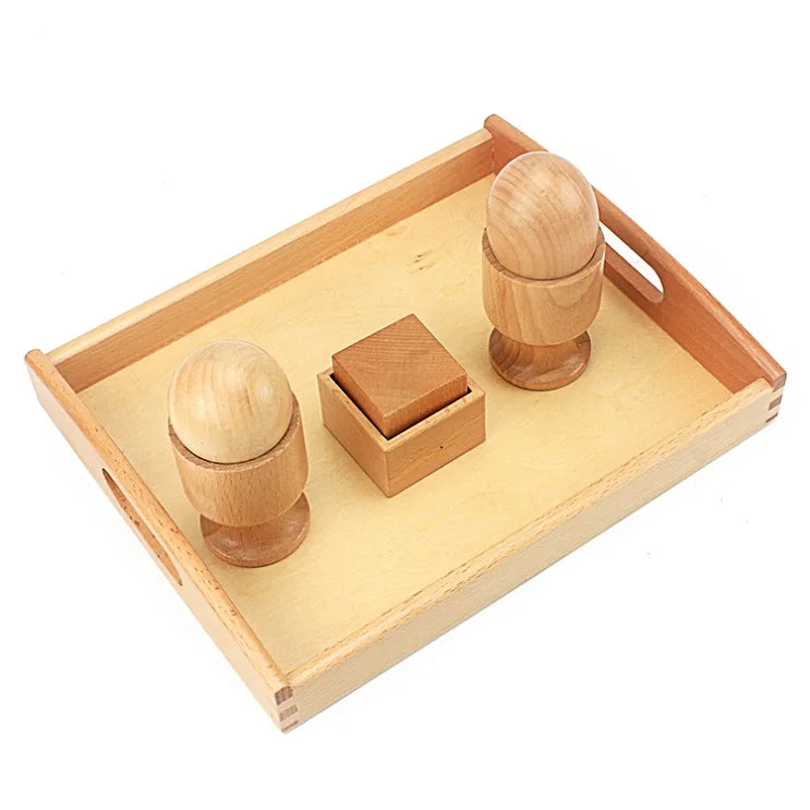 Complete 3D object fitting set with tray