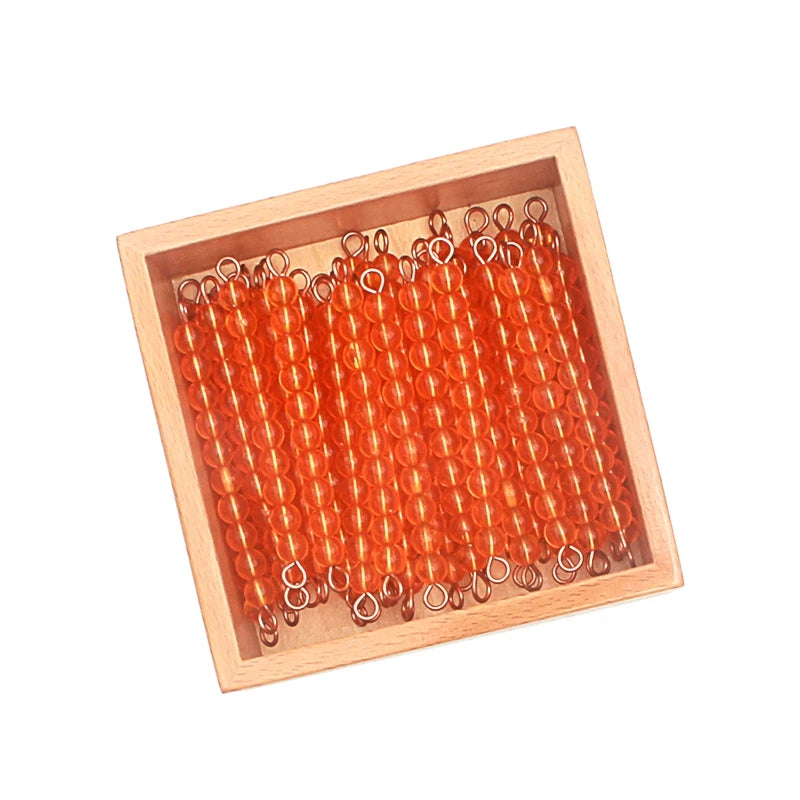 Wooden box filled with golden ten bars