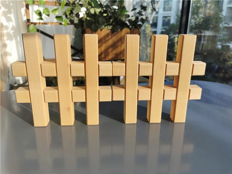 Montessori Basswood Lattice Building Blocks | Oliver & Company Montessori Toys