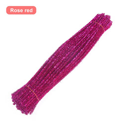 30/50/100pcs Glitter Chenille Pipe Cleaners | Oliver Montessori