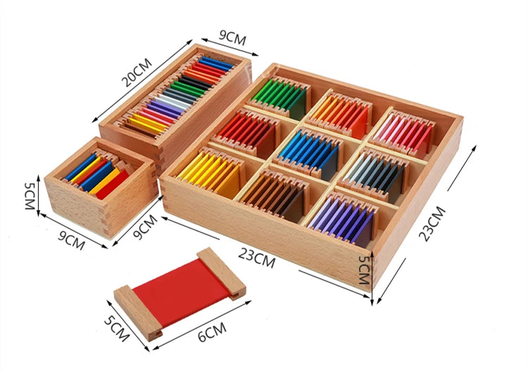 Montessori Color Tablets Complete Set Sensorial Material