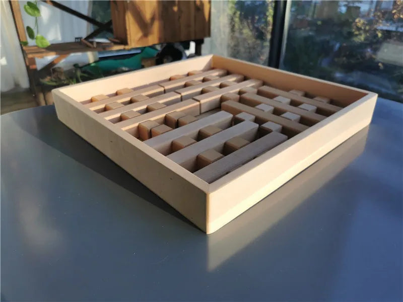 Montessori Basswood Lattice Building Blocks | Oliver & Company Montessori Toys