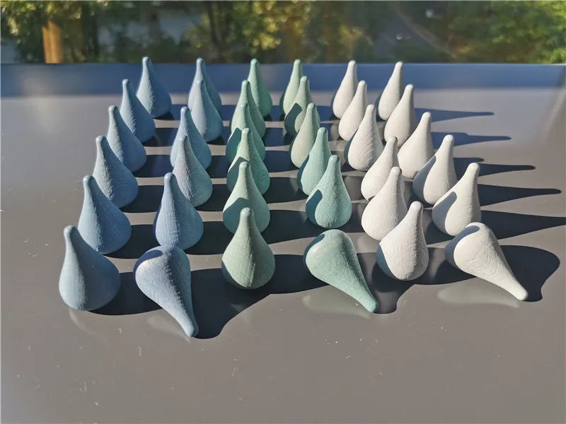 Montessori Rainbow & Natural Wood Loose Parts and Sorting Box