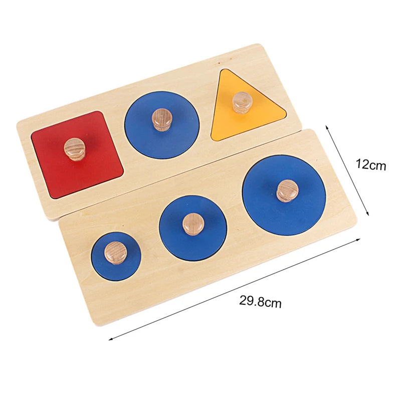 Montessori Geometric Inset Boards | Oliver Montessori Toys