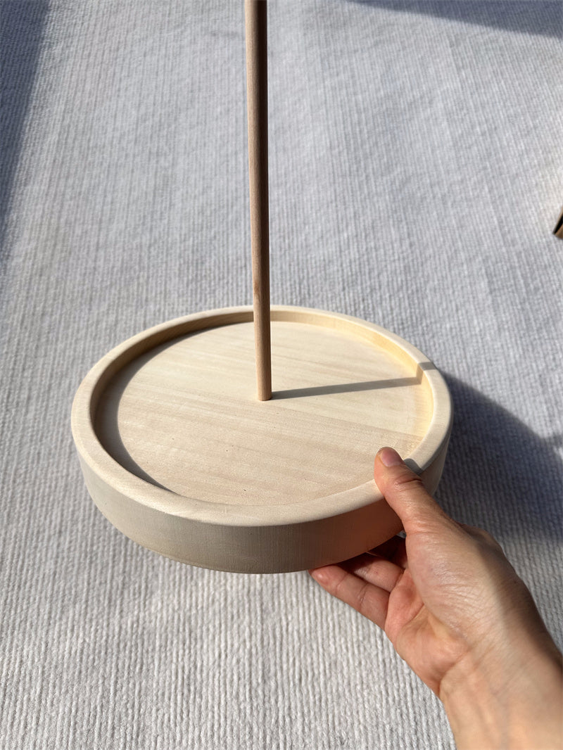 Wooden Rainbow Spiral Marble Run Tower | Montessori STEM Toy